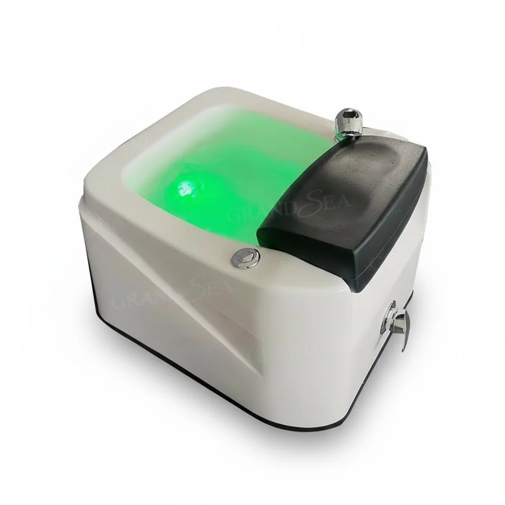 

Pedicure Bathtub, Acrylic Fiberglass Spa Massage Sink, Freestanding Pedicure Basin, Salon Sink, Beauty Salon Equipment