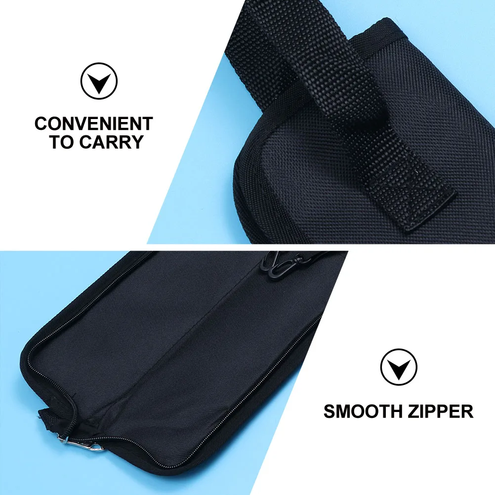 

2 Pcs Drum Stick Bag Cymbal Pad Drumsticks Clamp Stand for Case Practice Accessories Adults Portable Bags Kit Holder