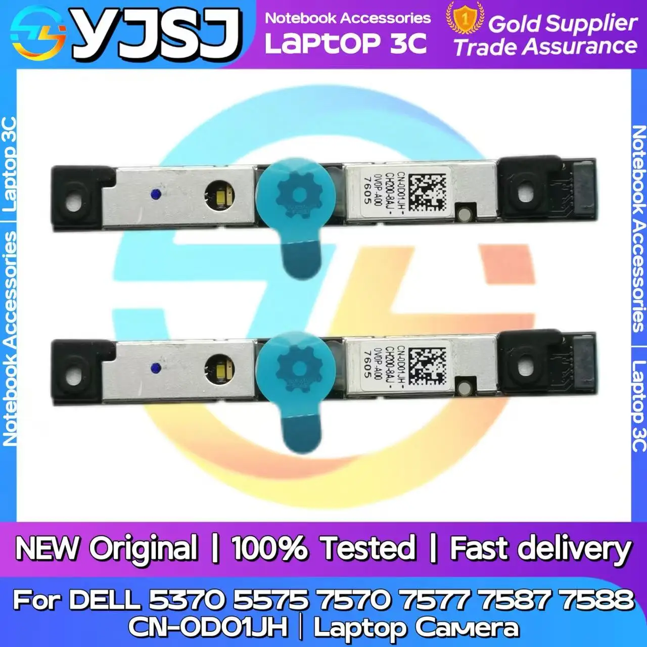

Новая оригинальная камера для ноутбука DELL 5370 5575 7570 7577 7587 7588, модуль видеоголовки CN-0D01JH, передняя камера