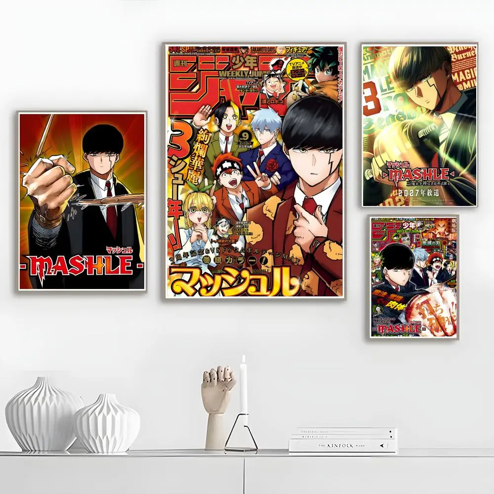 Anime M-Mashle Magic and Muscles Poster Wall art print art suitable for living room bedroom bar parlor home decoration gift view 4