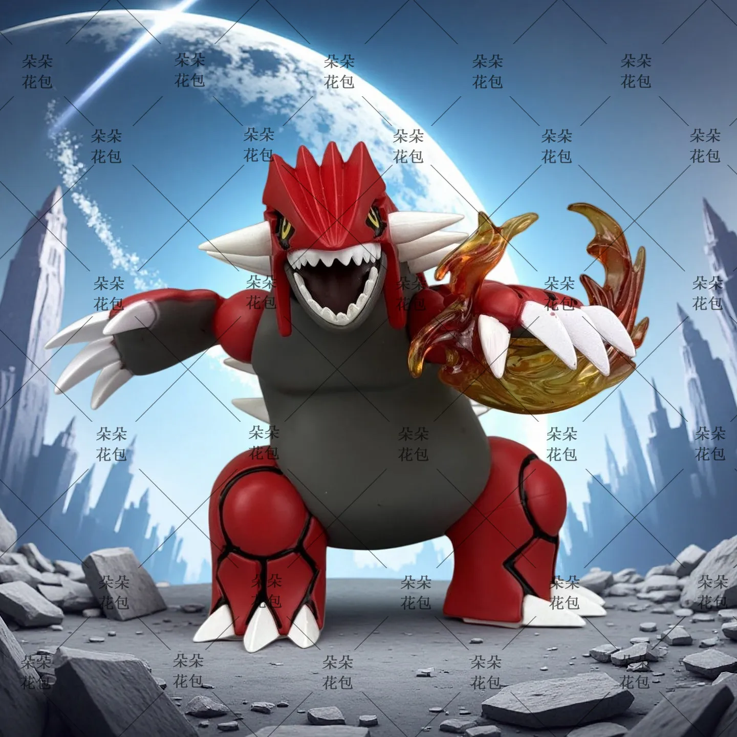 

Коллекционная фигурка Bkm Groudon: Аниме-статуэтка из ПВХ для декора рабочего стола и ПК, украшение для коллекционеров аниме и детских игрушек