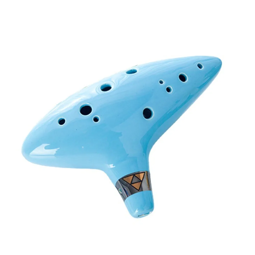 1 Set Musical Instrument 12 Holes Ocarina of Time Alto C C Tone Ocarina Flute Vessel Ethereal Ocarina Toy