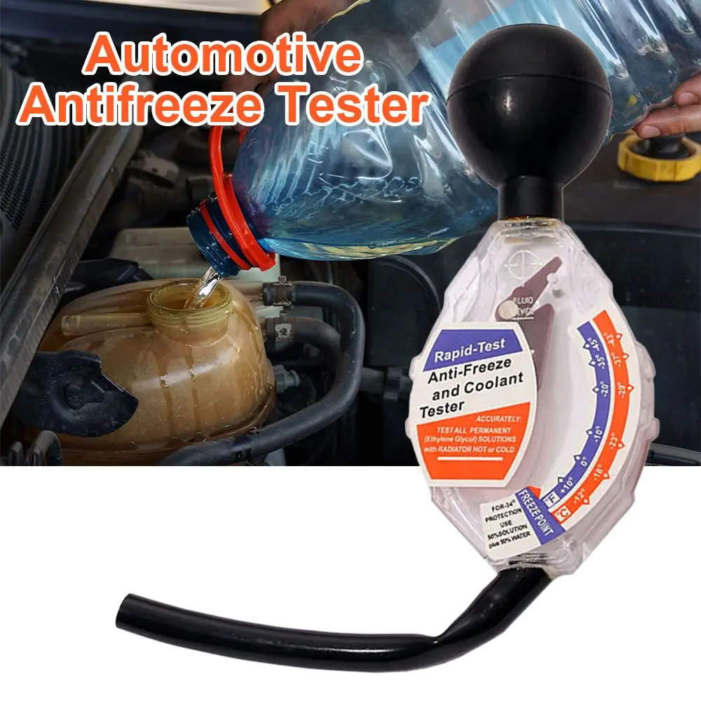 High Quality Automotive Antifreeze Coolant Tester Professional Hydrometer Compatible with Vehicle Car Battery Fluid Tester Tool