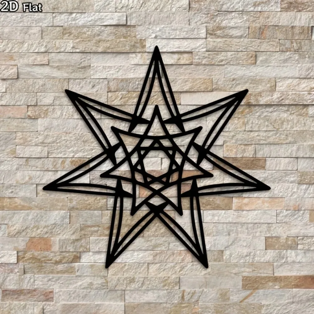 

Vintage Starburst Metal Wall Art Elegant Star Shaped Iron Decor For Indoor Outdoor Home Fence Styling Gift