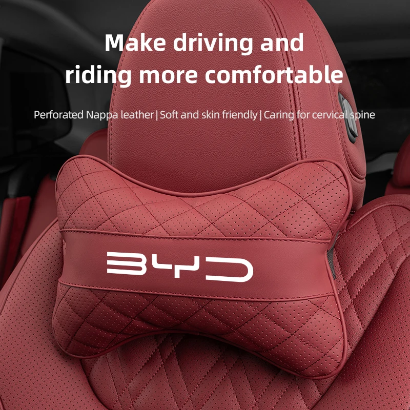 

Car Seat Head Support Cushion Lumbar Pillow Interior Accessories For BYD Tang F3 E6 Atto3 Yuan Plus Song Max G3 I3 Ea1 Dmi Qin