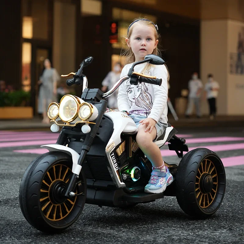 

12V 3-12 Age Rechargable Electric Three-Wheels motorcycle for kids ride-on toys