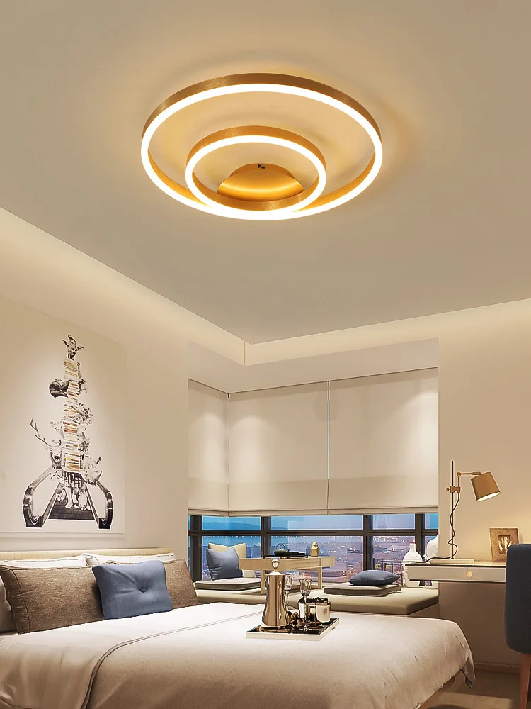 Living room light simple modern atmospheric LED ceiling light circular whole house hall combination Nordic lighting manufacturer