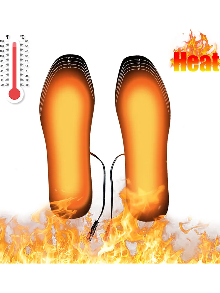 Pro USB Verwarmde Inlegzolen Sneakers Laarzen Verwarming Inlegzolen Oplaadbare Elektrisch Verwarmde Inserts Warme Sok Pad Mat