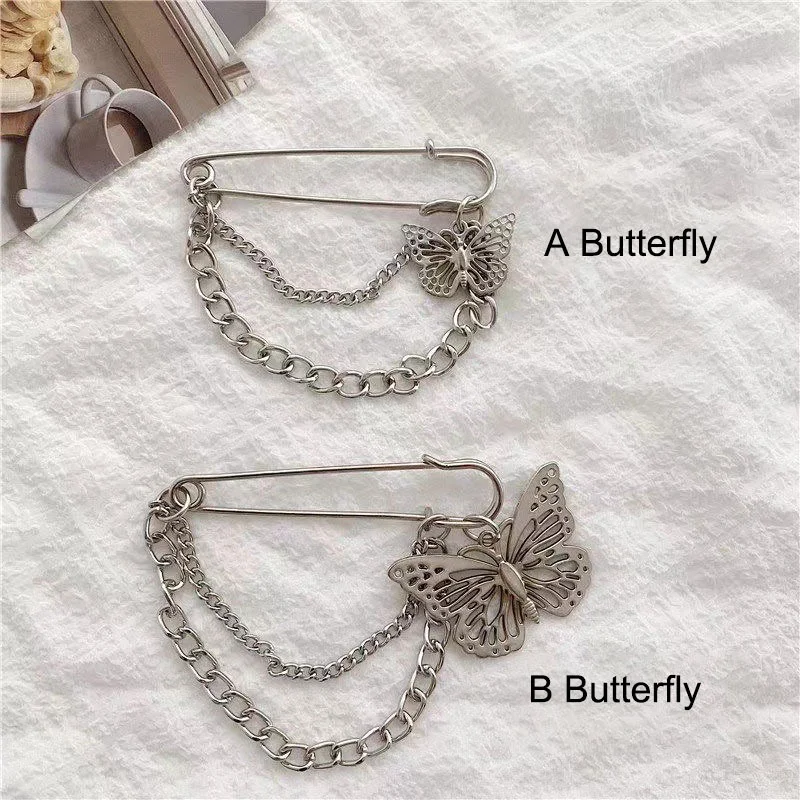 Butterfly Waist Cinching Chain Waist Belt Women's Decoration Hundred With Decorative Jeans Skirt Pant Waist