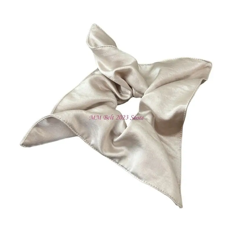 

49ME Silk Like Hair Scrunchies Oversized Hair Bun Scrunchy Fashion Ponytail Holder