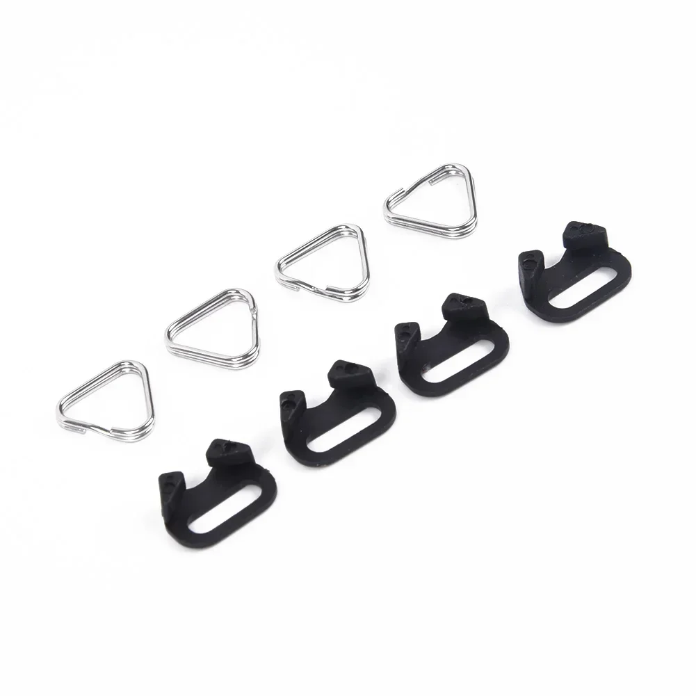 4pcs Triangular Split Rings For Camera Back Belt Strap Buckle Accessories For Cameras With Aperture Of More Than 2MM