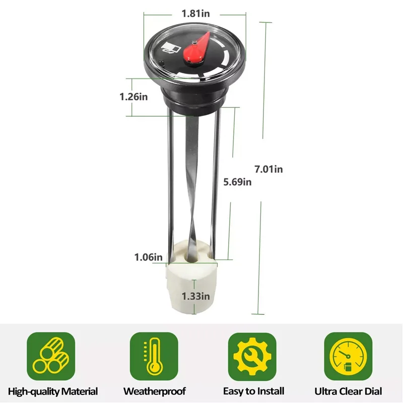 AM143171 Fuel Sender Gauge Gas Cap For John Deere Gator Utility Vehicles 4X2 HPX,XUV