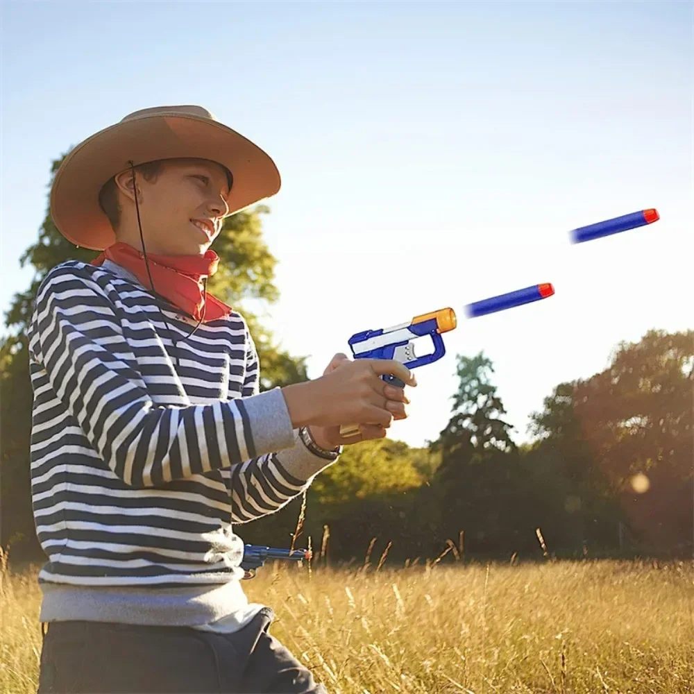 Balas de espuma de repuesto para pistola Nerf n-strike Elite, dardos azules de un orificio, munición de 1000 cm, 7,2-50 piezas