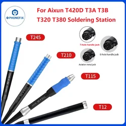 JCID AIXUN T245 T210 T115 T12 Soldering Handle For Aixun T420D T3A T3B T320 T380 Soldering Station Accessories Replacement Parts