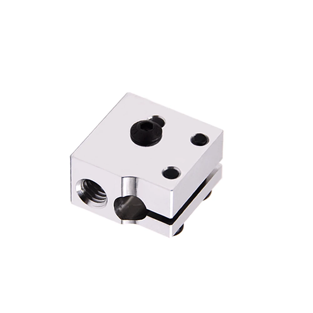 

3D printing Spirit parts volcanic hot end eruption heater block heating block 1.75 3mm filament V5 V6 extruder J head aluminum h