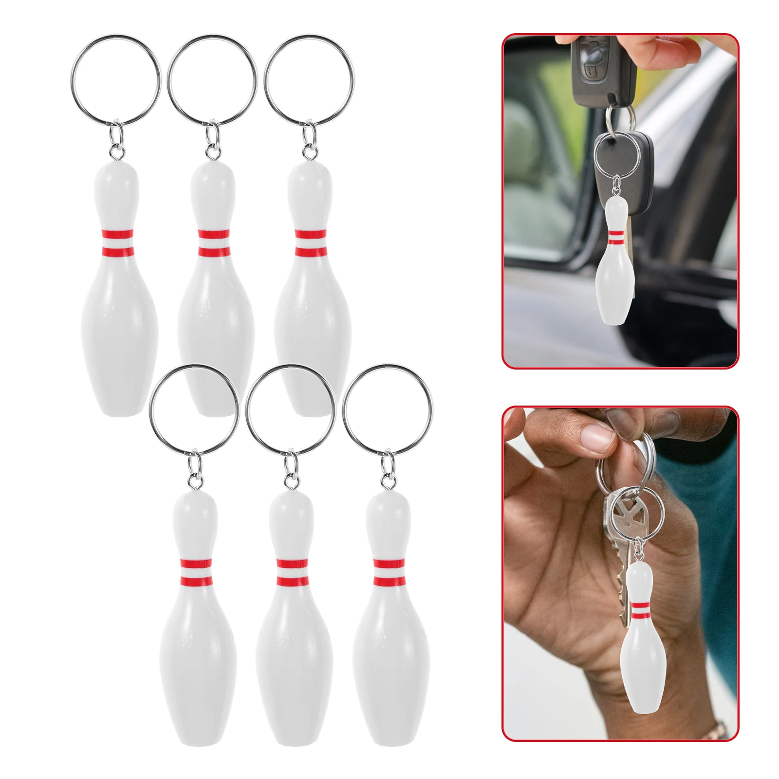 

9 Pcs Car Key Chain Holder Ring Stylish Keychains Small Gift for Women Exquisite