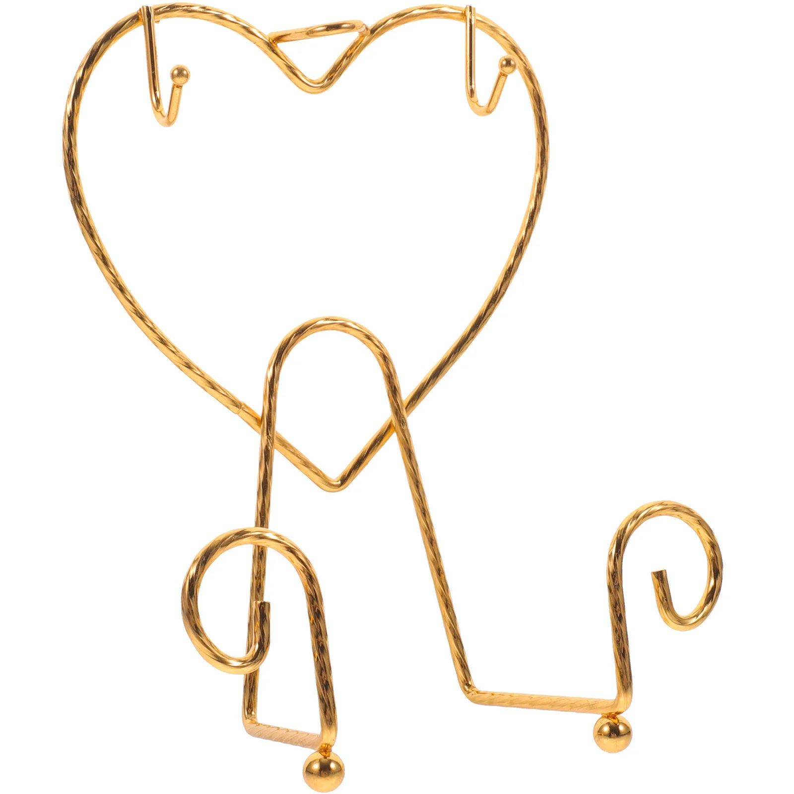 Metal Desktop Cup Holder Tea Cup Saucer Display Stand Coffee Mug Organizer Plate Rack Solid Iron Display Stand