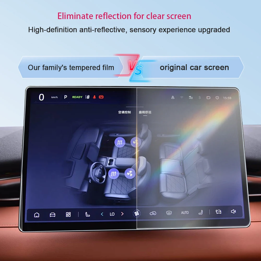 Für Deepal S05 2024 2025 2026 Auto-Mittelkonsole GPS LCD-Bildschirm Schutzfolie Gehärtetes Glas Film Kratzfest Widerstandsfähig Nachrüstung – Detail 1