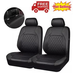 Car Seat Cover Breathable PU Leather Full Surrounded Vehicle Seat Protection Cushion Interior Accessories For Suv Pick-up Truck