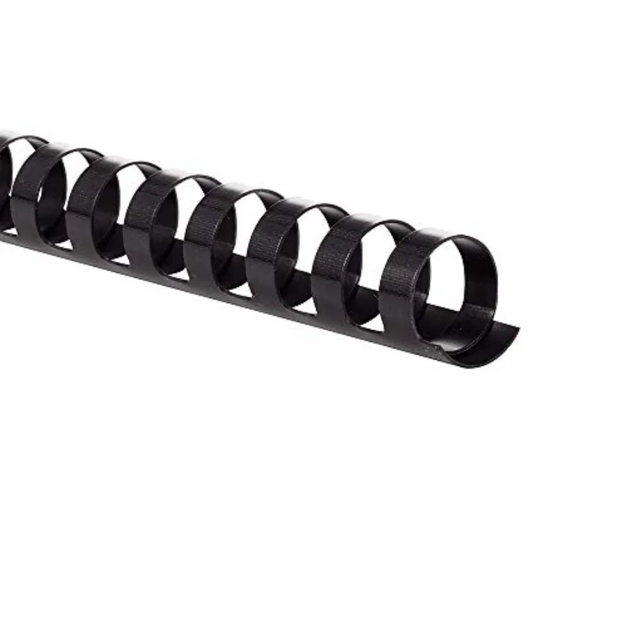 

Binding Spines/Spirals/Coils 3/4" Diameter 150 Sheet Ccity CombBind Black 100 Pack 4000104
