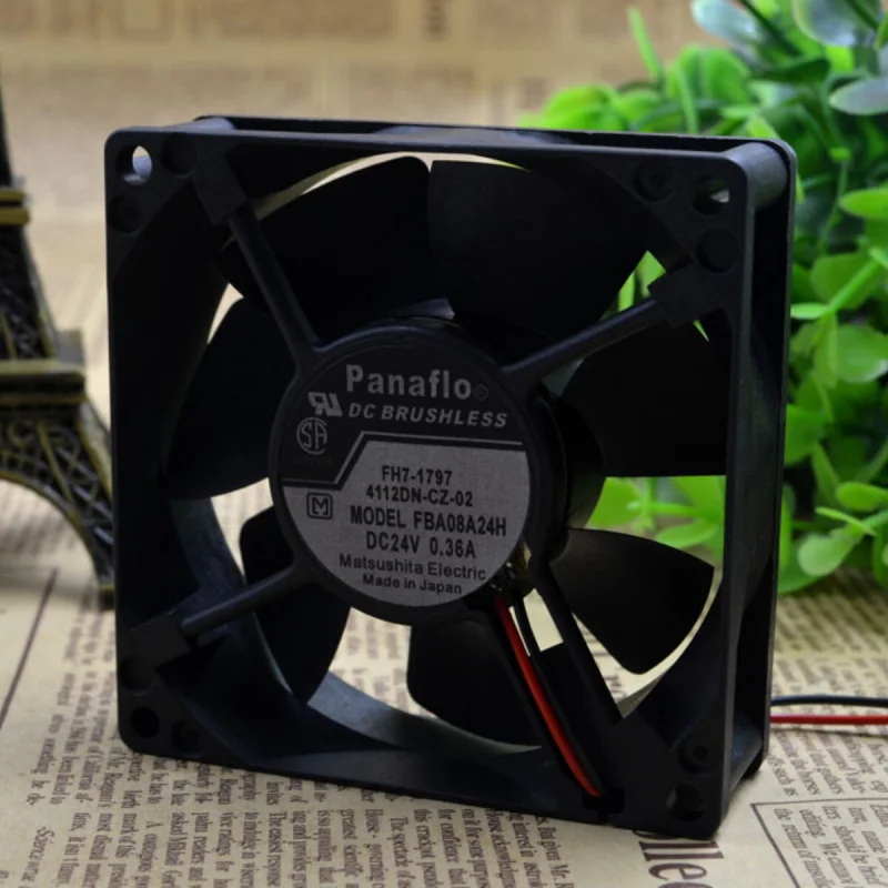 l 1PCS For PANAFLO FBA08A24H | 24V 0.36A | 8CM | Inverter Industrial Chassis Fan