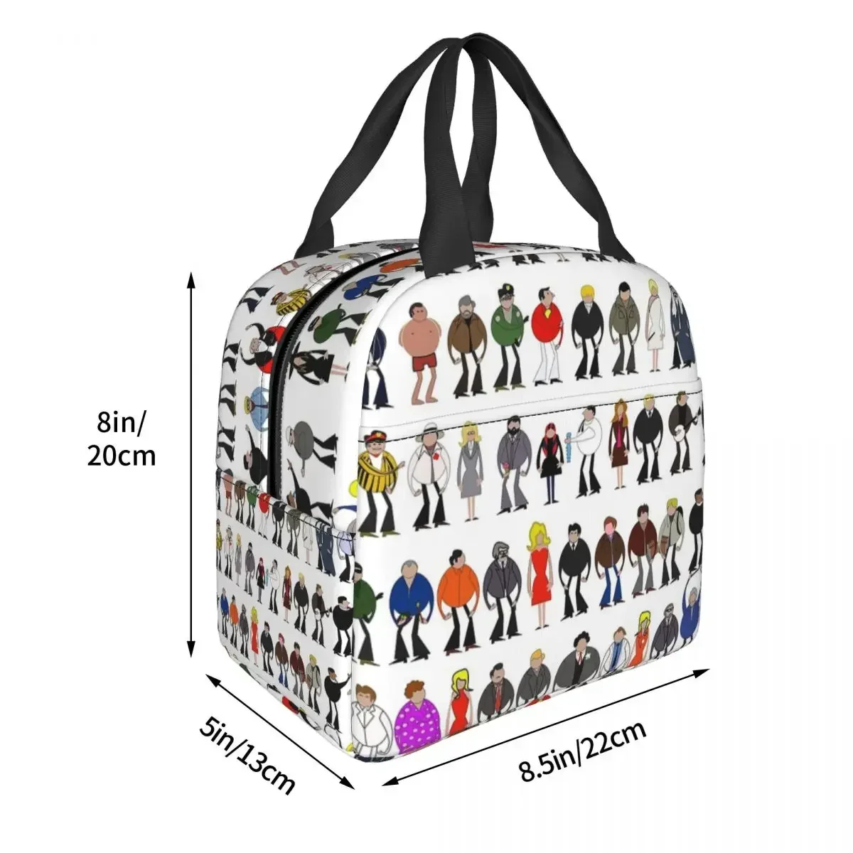 Columbo - The Murderers Insulated Lunch Bags Waterproof Picnic Bags Thermal Cooler Lunch Box Lunch Tote for Woman Work Kids