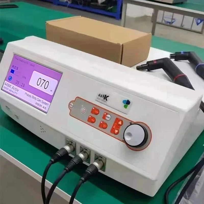 300W Thermal System CET RET Smart Diathermy Machine Indiba Tecar Physiotherapy 448khz ER45 Body Shaping*F6