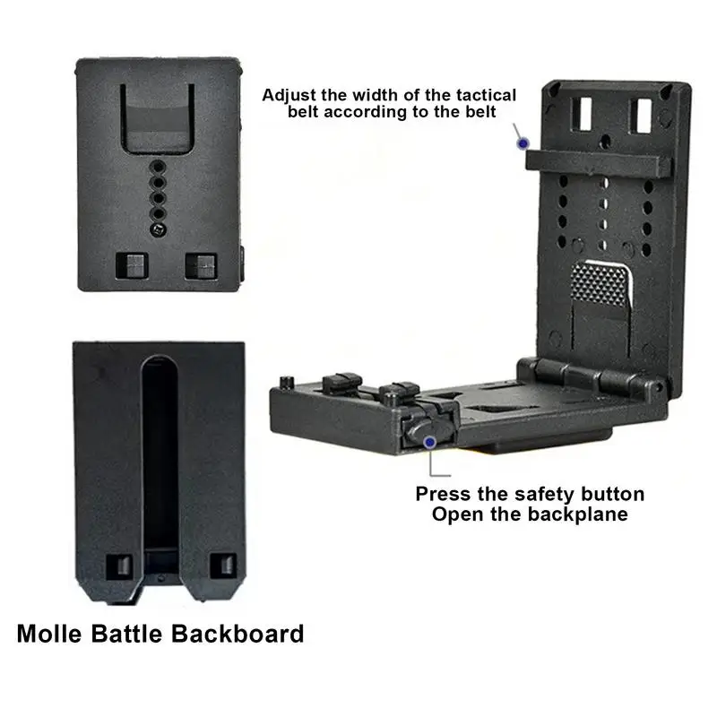 حافظة حزام راديو ، حقيبة راديو مدمجة للهاتف البيني ، حامل جهاز اتصال لاسلكي آمن ، مشبك حزام لاسلكي مقوى للقانون