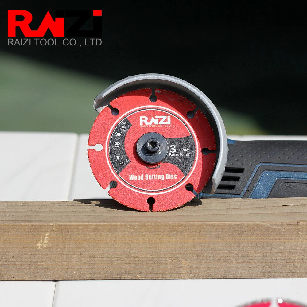 Raizi 75mm Disco De Corte Saw Disc Propósito Diferente para Telha Cerâmica Metal Madeira Circular Saw Blade Cortador Mini Grinder Saw Blade