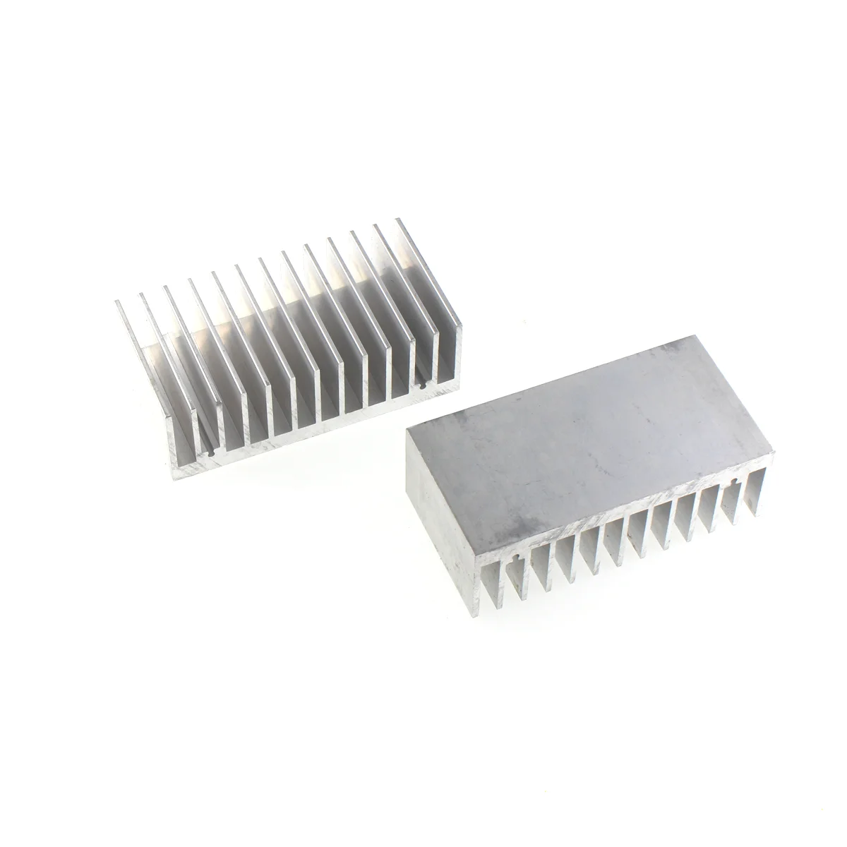 Disipador de calor de aluminio pequeño, 50/20 piezas, 30x8x8/14/22mm, radiador de parche fijo adhesivo