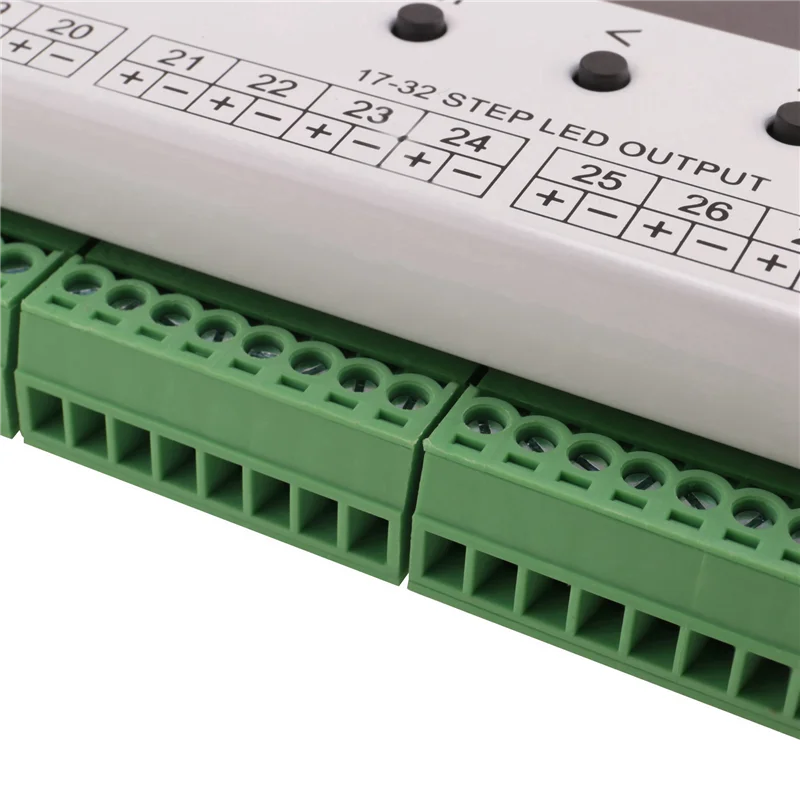 LICE-2X 32CH ES32 PIR 센서 계단 조명 컨트롤러 인체 적외선 유도 스위치 단일 색상 용 계단 램프 제어