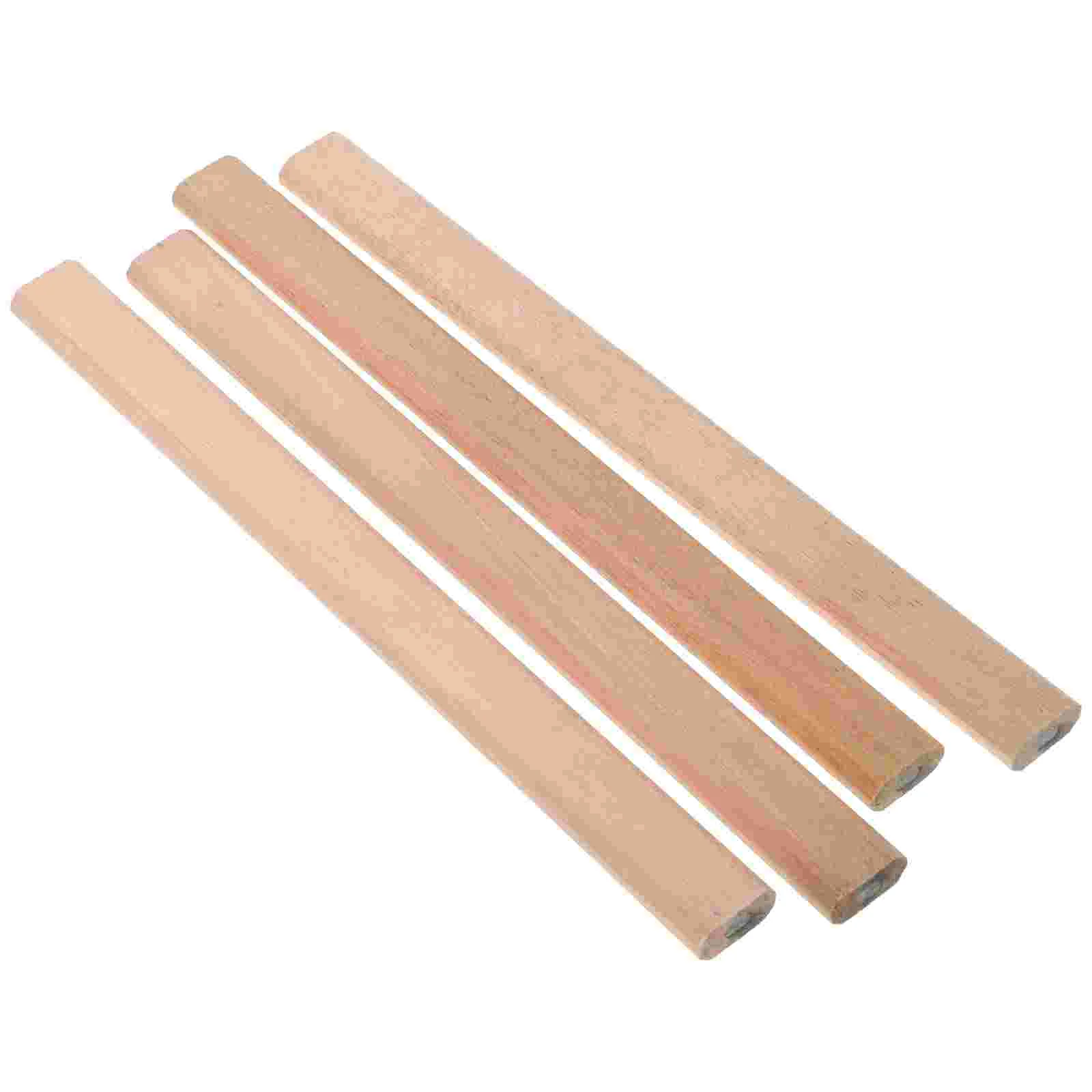 4-częściowe czarne ołówki Maszynka do rysowania inżynierii budowlanej Regulowany marker z litego drewna stolarskiego