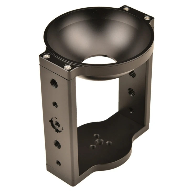 

DXAB Half Ball Flat to Bowl Adapter Converters for Camera Tripod Fluid Head Cradle Camera Slider Photo Studio