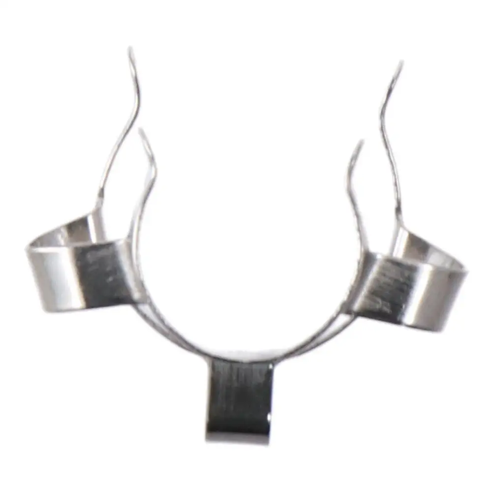 Durable Lab Clamp Mounting Clips Joint Clip Laboratory Connector Glass Taper Joints Steel Silver Tone