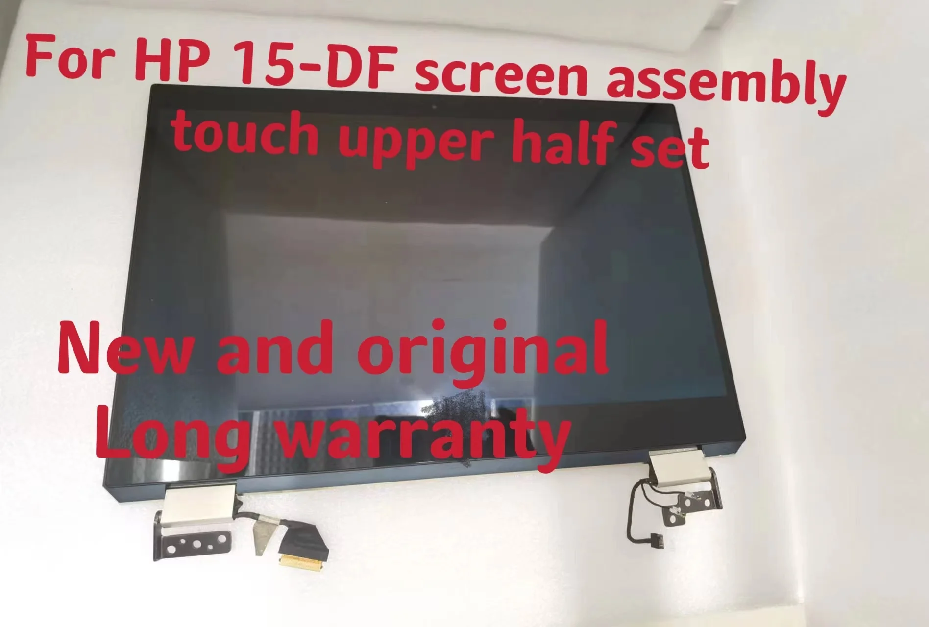 

Upper half of LCD screen touch assembly for HP/HP X360 15-DF TPN-Q213