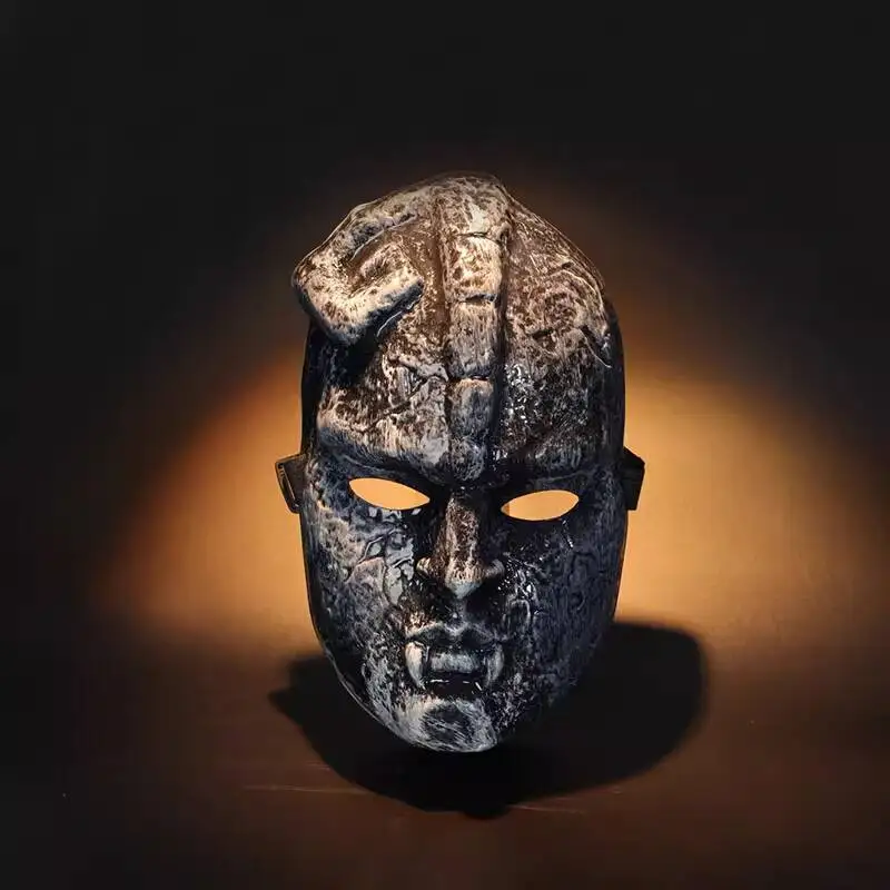 

JoJo's Bizarre Adventure Stone Mask Halloween Haunted House Party Horror Stone Face Mask Stone Face Costume