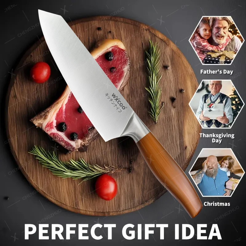 

Japanese Chef Knife Professional Fish Fruit Knife Butcher Meat Slicing Cleaver Stainless Steel Kitchen Knife Scissors Sharpener