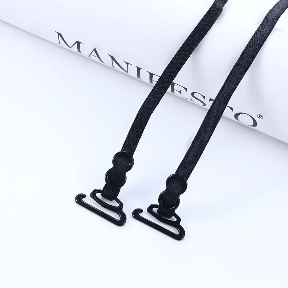 Solid Color Invisible Straps Bra Extension Straps Non-slip Shoulder Straps Pectoral Girdle Adjustable Bra Belt Bra Straps