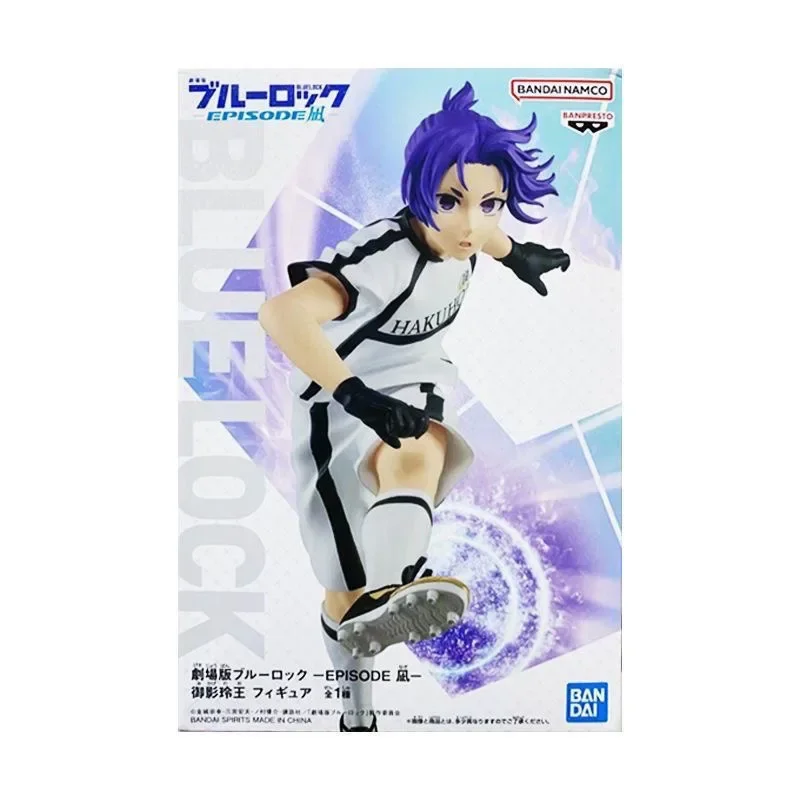 Oryginalny Bandai BLUE LOCK Mikage Reo Nagi Seishiro Anime kolekcja figurek ozdoby figurki zabawki prezent urodzinowy 16cm