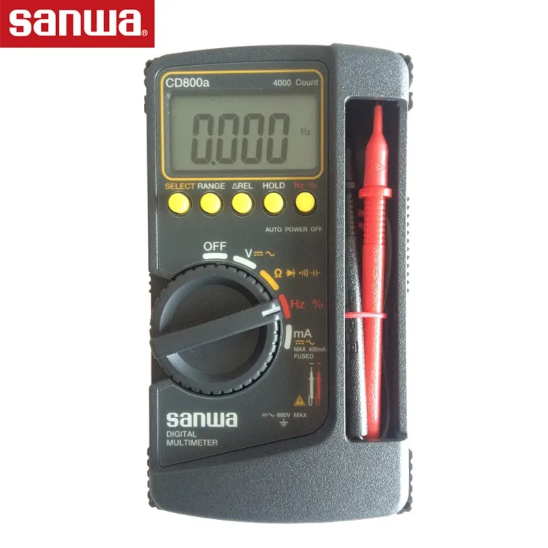 Sanwa CD800a digital multimeter / ALL-IN-ONE digital multimeter resistance, capacitance, frequency, duty cycle test