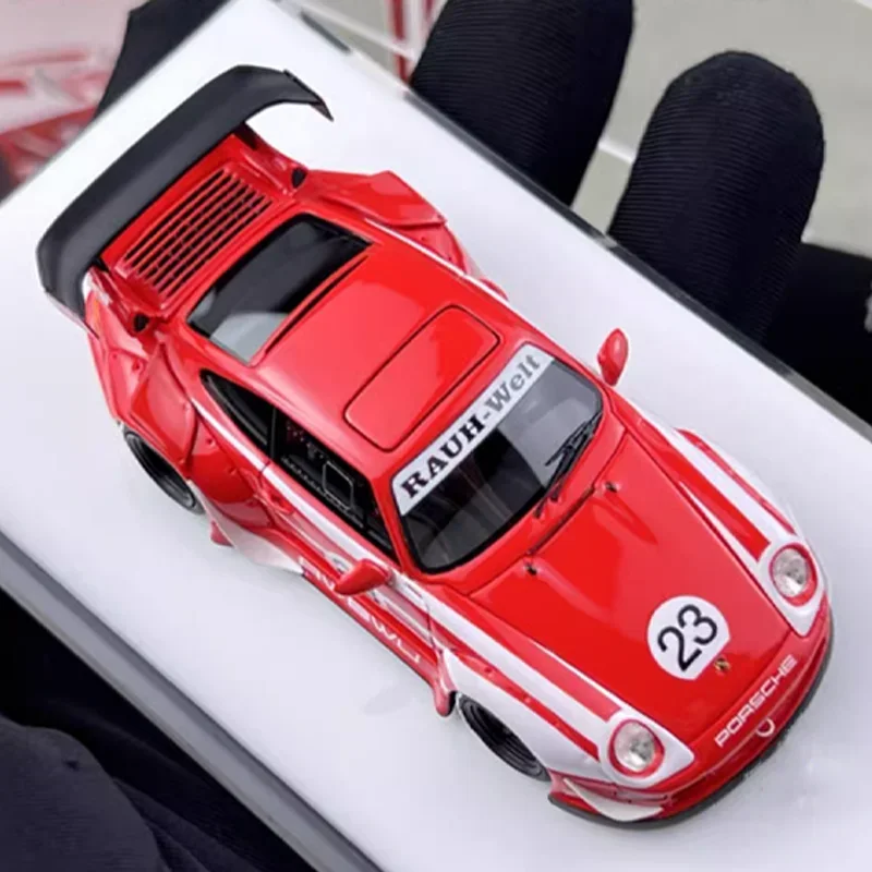 TP 1/64 Porsche RWB 993 WU 911 #23 Alloy Toy Motor Vehicle Diecast Metal Model