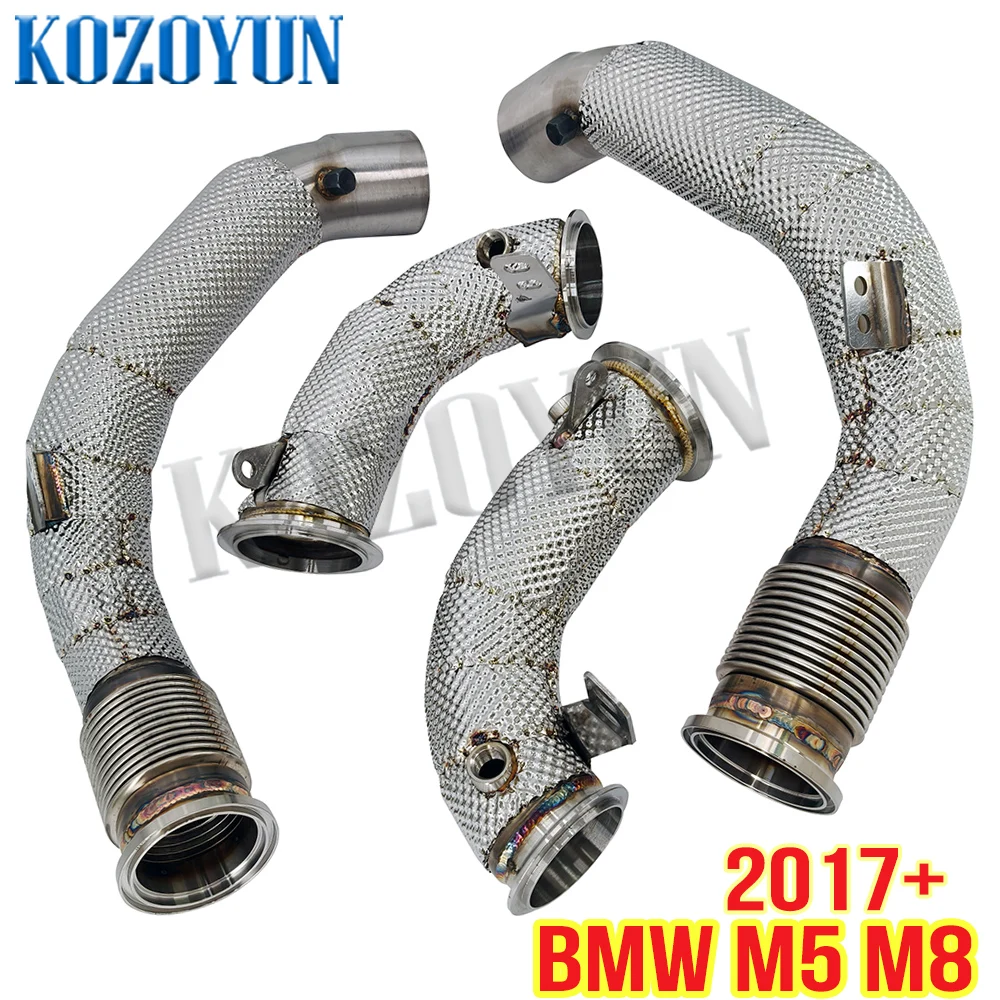 Bajante Turbo para BMW M5 F90 M8 F91 F92 F93 S63 4.4L V8 2017-2023