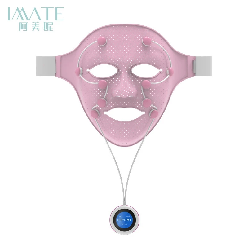 Silikon EMS Mikrostrom Gesichtsmassagegerät Maske zum Heben, Straffung, Anti-Aging, Heimschönheit, Hautpflegegerät