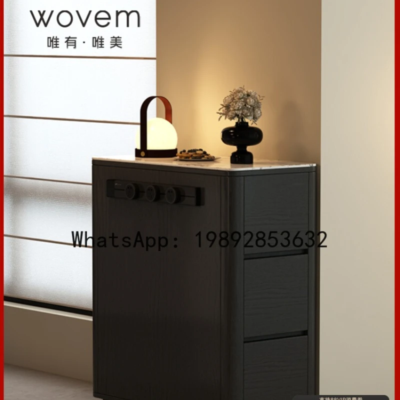 XL Living Room Dining Table Sideboard Small Island Kitchen Wall-Mounted Storage Cabinet Integrated