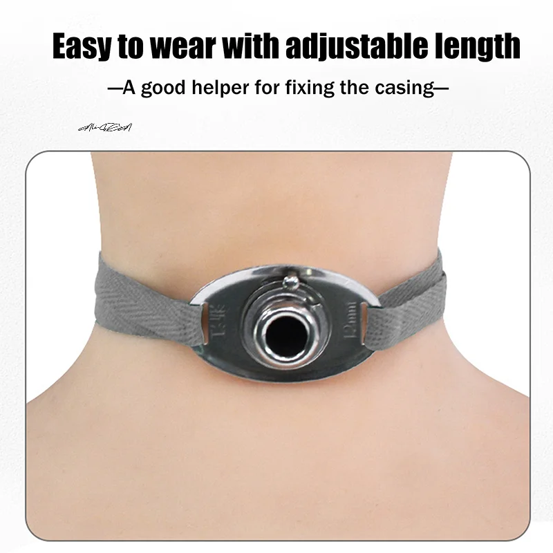 1 Roll Pure Cotton Tracheostomy Rope Medical Tracheal Fixation Strap Belt for Tracheotomy Tube Secure Fixation Medical Supplies