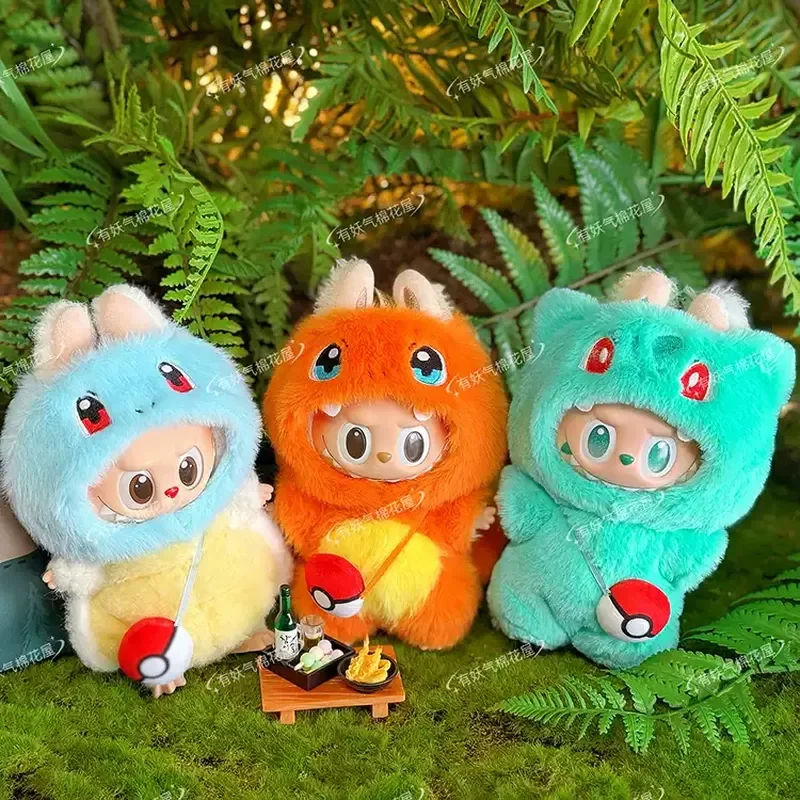 

Accessories For Labubu Genuine The Monsters 4.0 Pin Of Love High Energy Ahead Clothes Pikachu Peripherals Toys Children'S Gifts