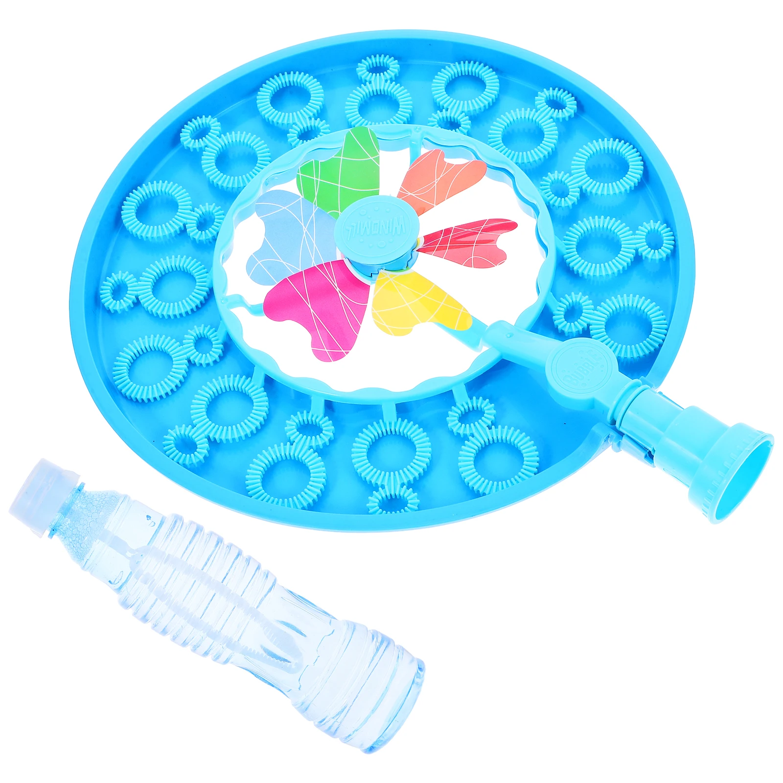 Windmolen Blower Herbruikbare Handheld Bubble Veilig Niet-giftig Outdoor Feestartikelen Cartoon Leuke Mooie Bubbels