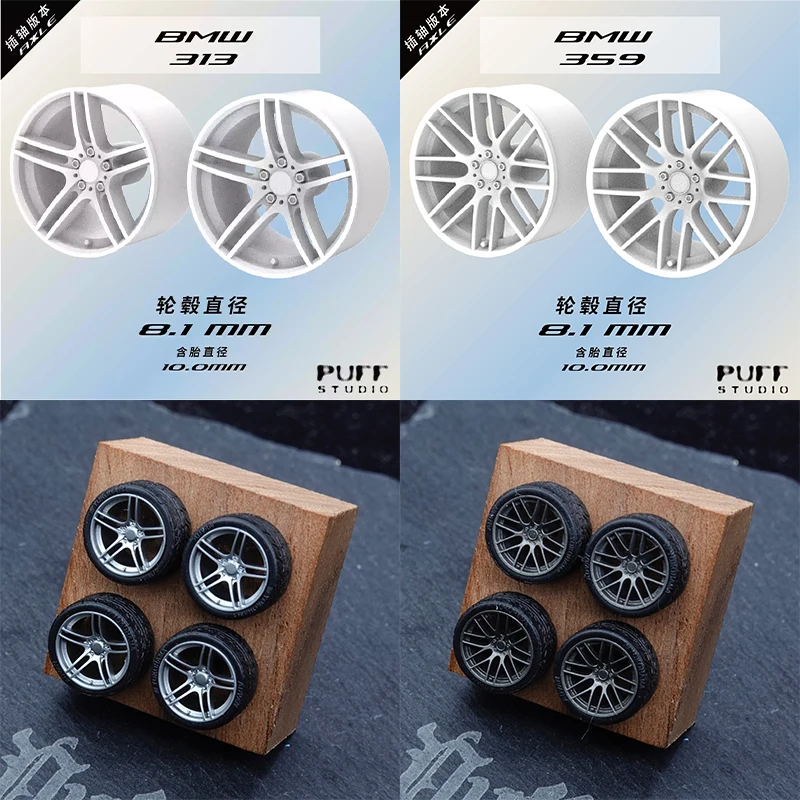 

1:64 модель автомобиля, диаметр колеса, шина 8,1–10 мм, подходит для 1/64, аксессуары для модификации модели автомобиля