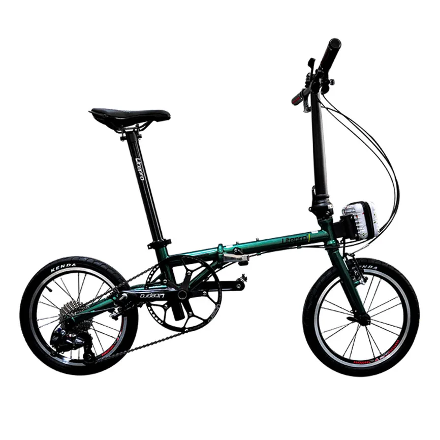 JKLitepro Litepro LP1611 16 Inch BMX Folding Bike Aluminum Alloy Foldable Frame Shimano 10/11 Speed Mini Modified Bicycle