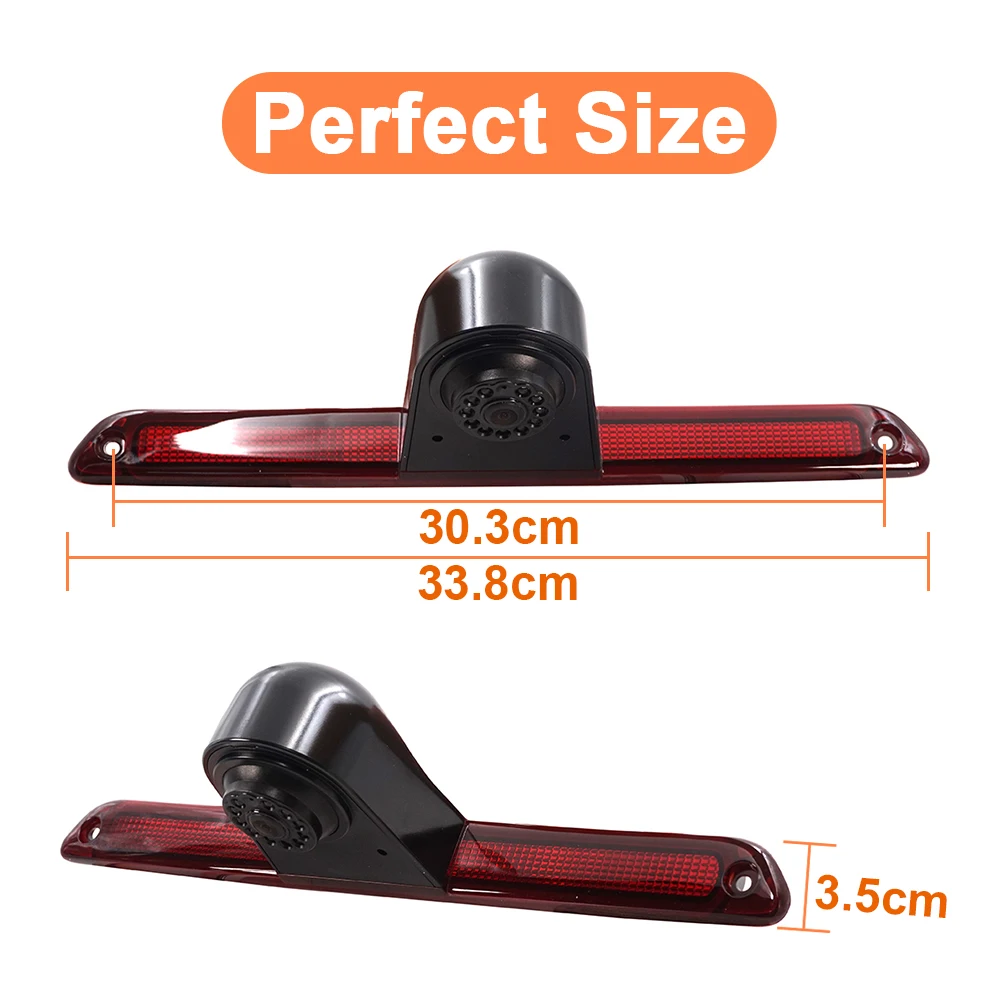 Carsanbo For Benz Sprinter VW Crafter Car Parking Reversing Rearview Camera CCD 170° Night Vision IP68 Brake Light Backup Camera